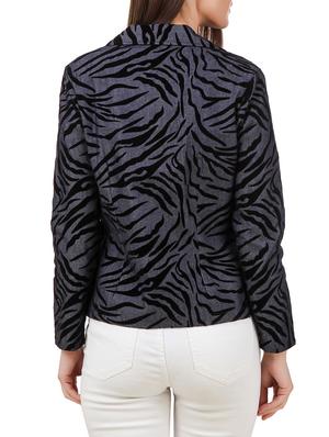 dark blue cotton summer jacket - 13008950 - Standard Image - 3