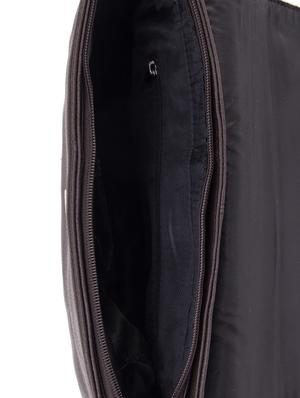 brown leatherette sling bag - 13011855 - Standard Image - 3