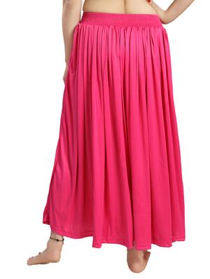 pink satin skirt - 13023272 - Standard Image - 3