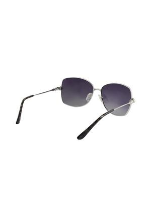 Silver and purple unisex sunglasses - 13025514 - Standard Image - 3