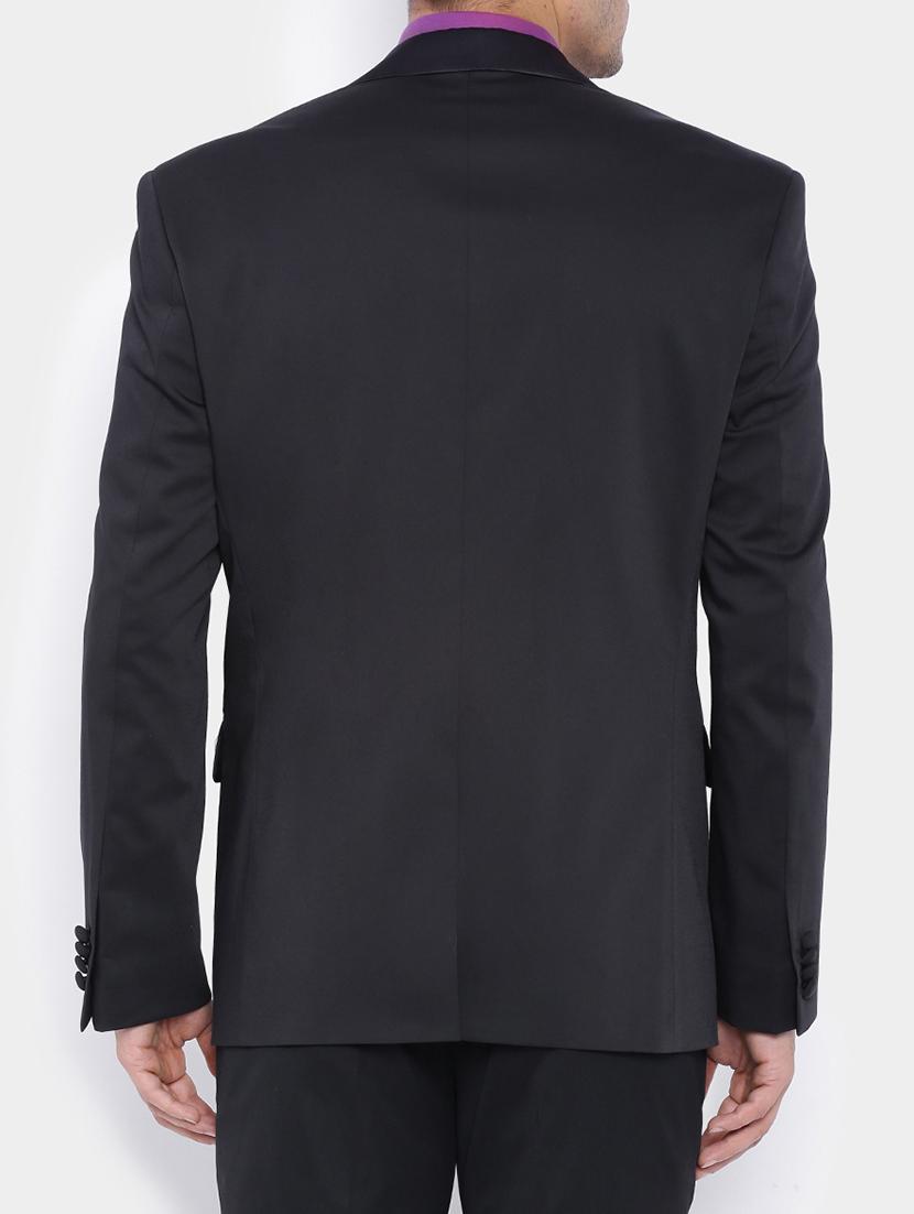 black polyester formal blazer - 13044751 - Zoom Image - 3