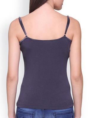 grey cotton camisole - 13048065 - Standard Image - 3