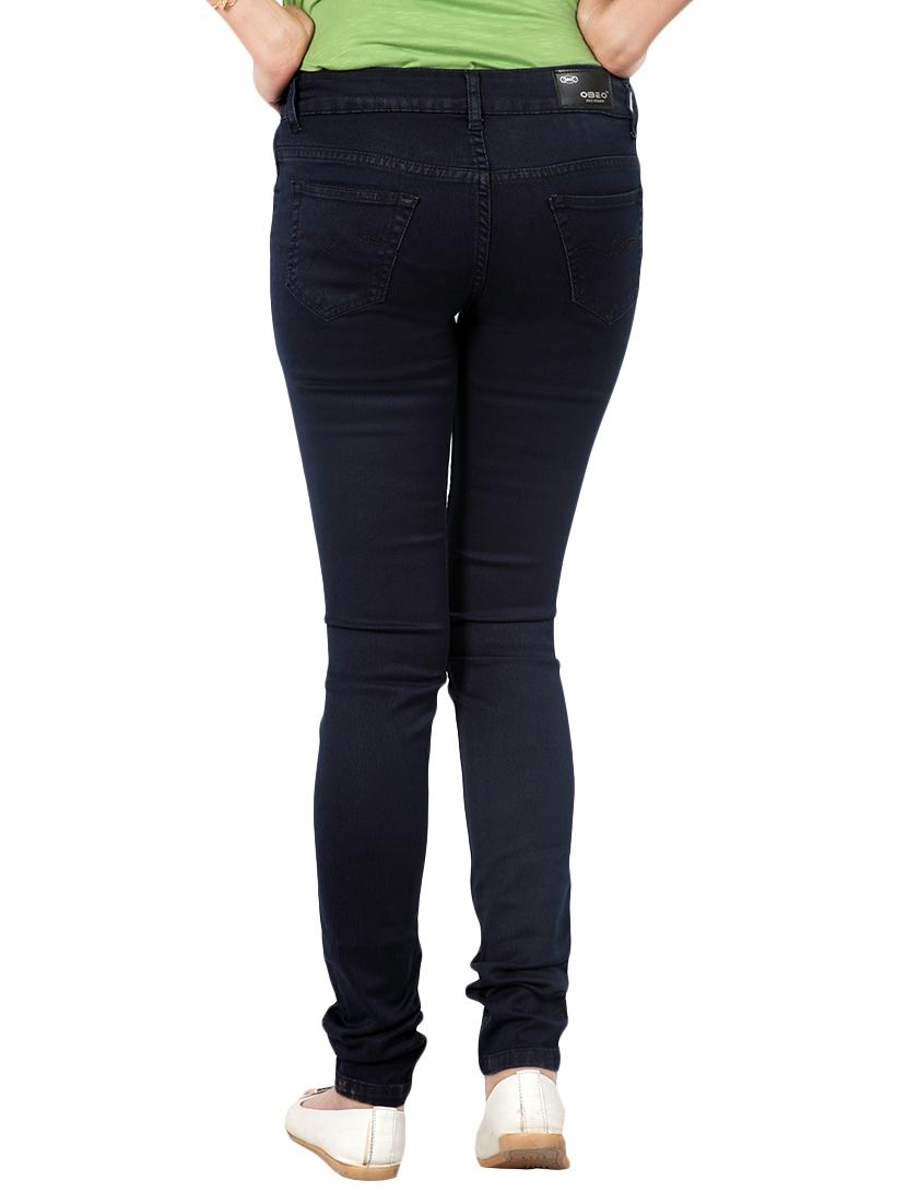 dark blue denim slim fit jeans - 13054823 - Zoom Image - 3
