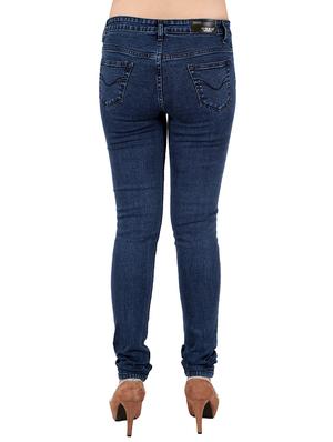 blue denim slim fit jean - 13055969 - Standard Image - 3