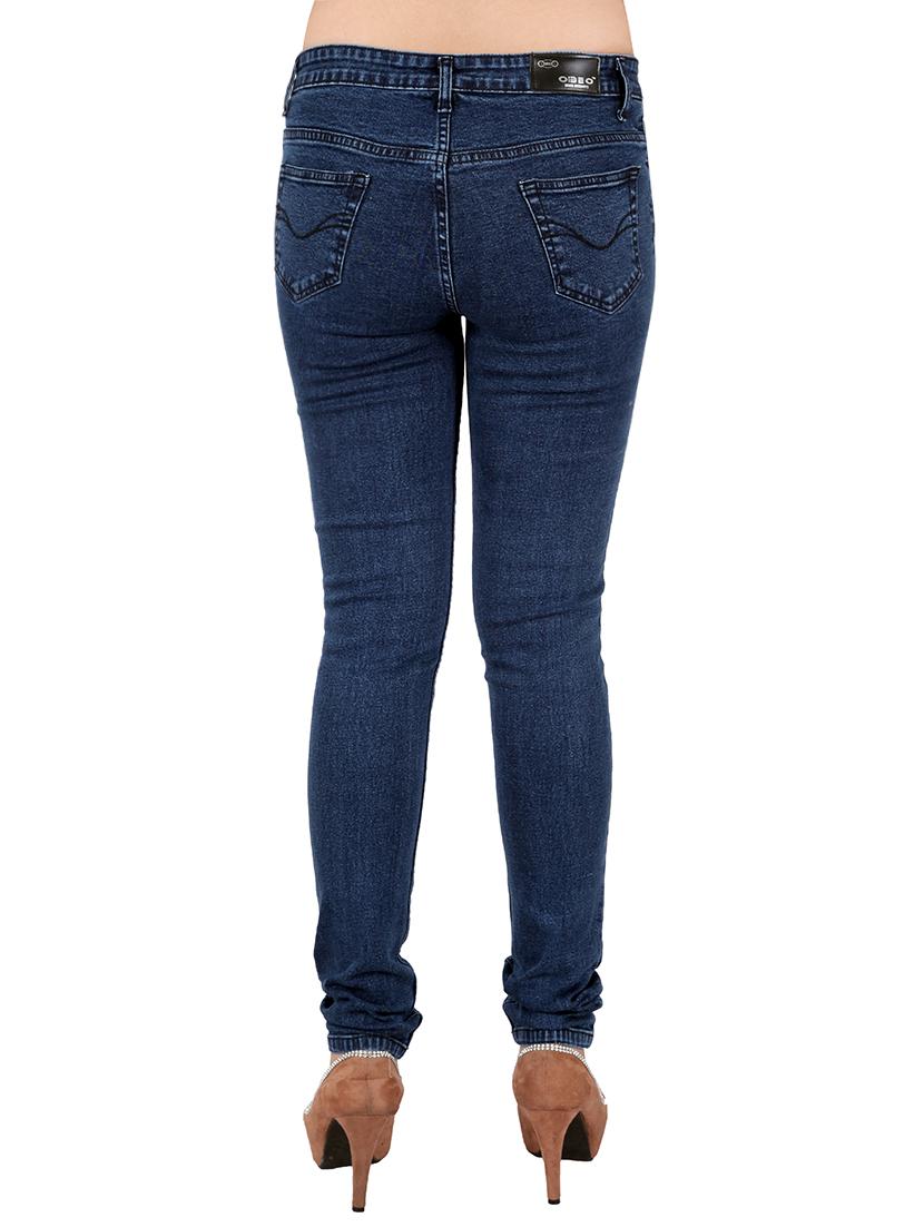 blue denim slim fit jean - 13055969 - Zoom Image - 3