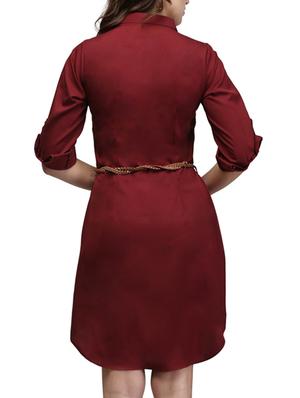 buttoned-up belted shirt dress - 13056038 - Standard Image - 3