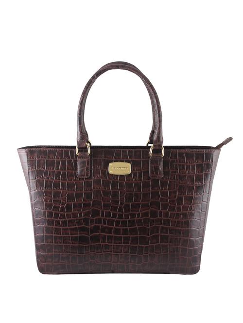 brown leather handbag - 13057100 - Very Small Image - 1