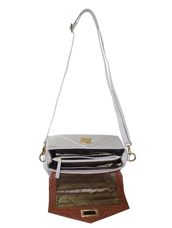 white leather sling bag - 13057625 - Zoom Image - 3