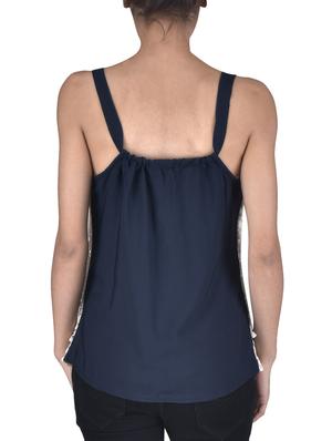 white polynet laced top - 1306671 - Standard Image - 3