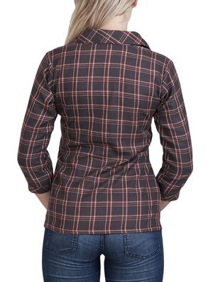 brown cotton regular shirt - 13073546 - Standard Image - 3
