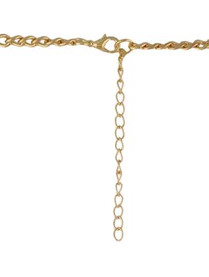 blue metal short necklace - 13075868 - Standard Image - 3