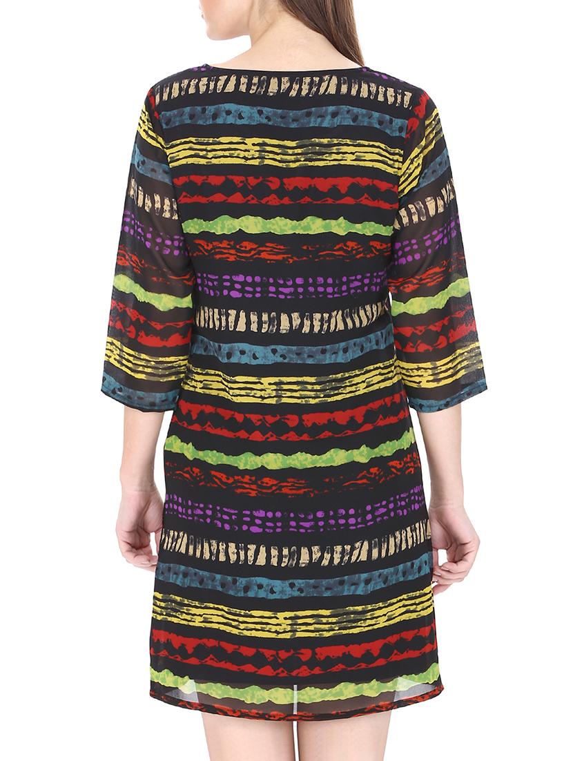 notch neck shift dress - 13086837 - Zoom Image - 3