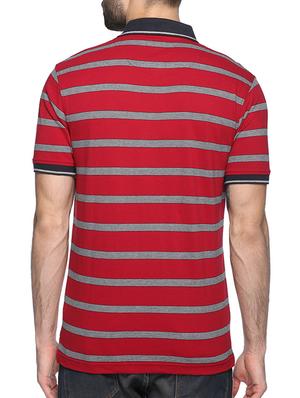 red cotton striped t-shirt - 13099415 - Standard Image - 3