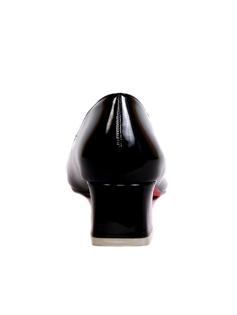 black patent leather slip on pumps - 13102954 - Zoom Image - 3