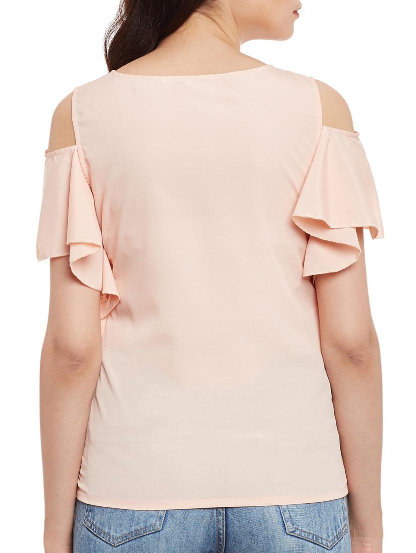 pink polyester regular top - 13110947 - Zoom Image - 3