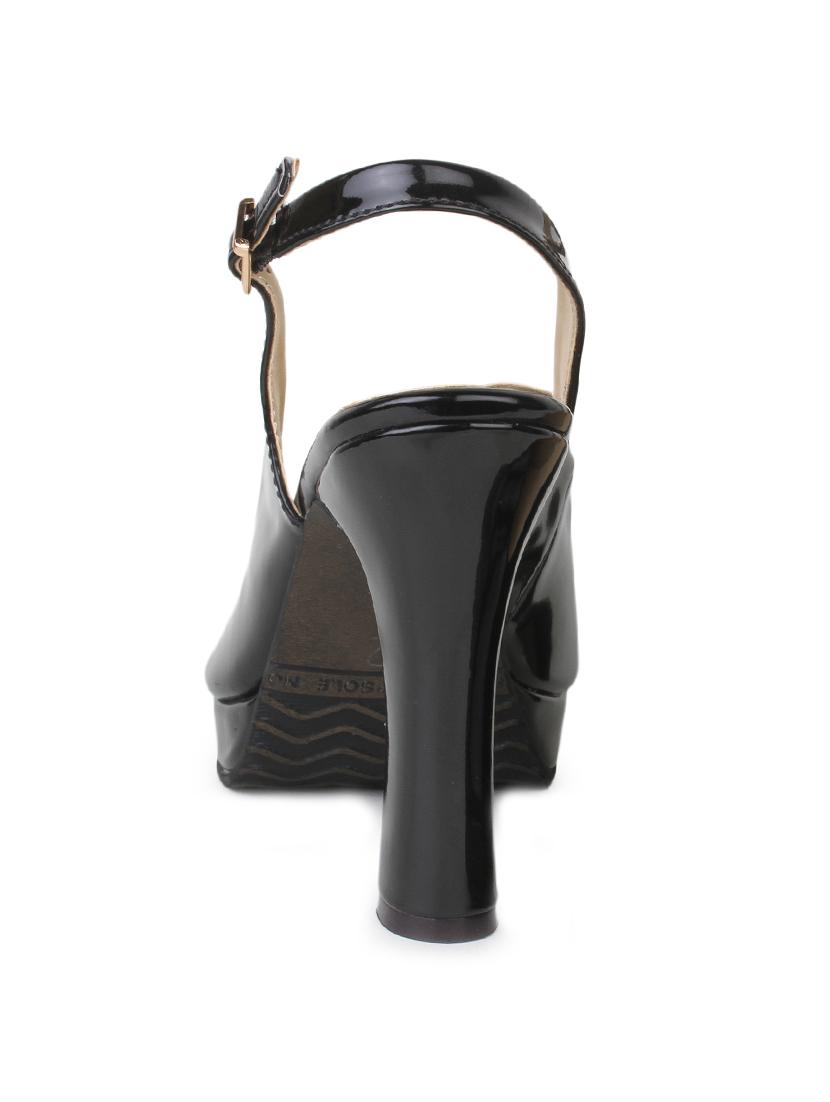 black back strap sandal - 13111715 - Zoom Image - 3