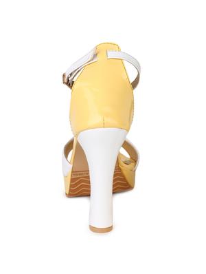 yellow ankle strap sandal - 13111720 - Standard Image - 3