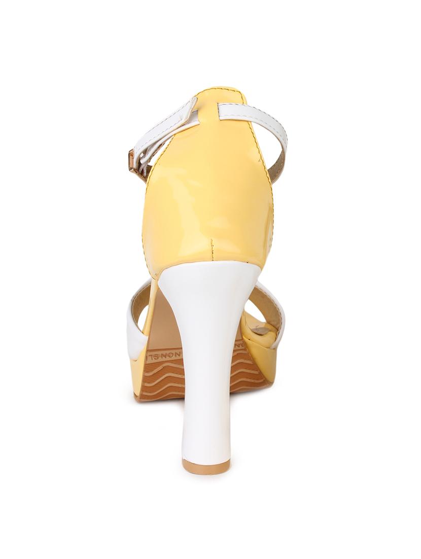 yellow ankle strap sandal - 13111720 - Zoom Image - 3