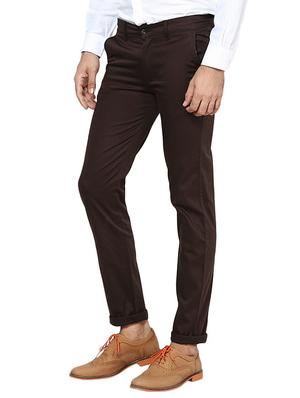 black brown set of 2 cotton chinos casual trouser - 13111941 - Standard Image - 6