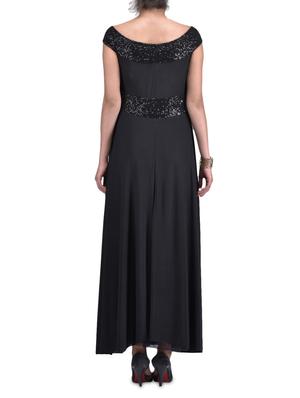 boat neck sequined maxi dress - 1311235 - Standard Image - 3