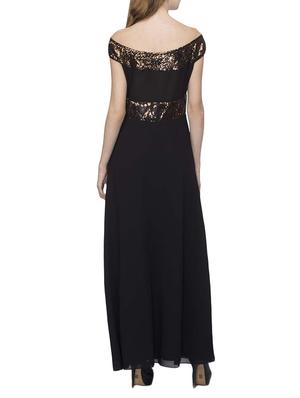 black georgette maxi dress - 13117657 - Standard Image - 3