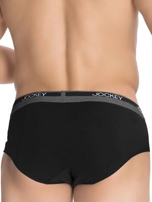 black cotton brief - 13120423 - Standard Image - 3