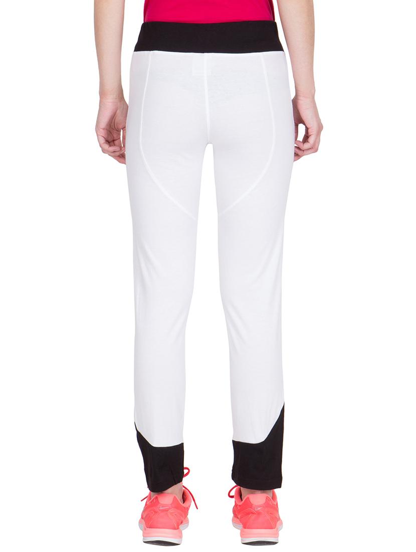 white cotton track pants - 13123754 - Zoom Image - 3