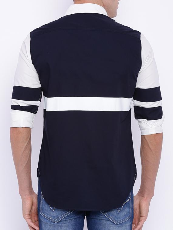 white cotton casual shirt - 13135800 - Zoom Image - 3
