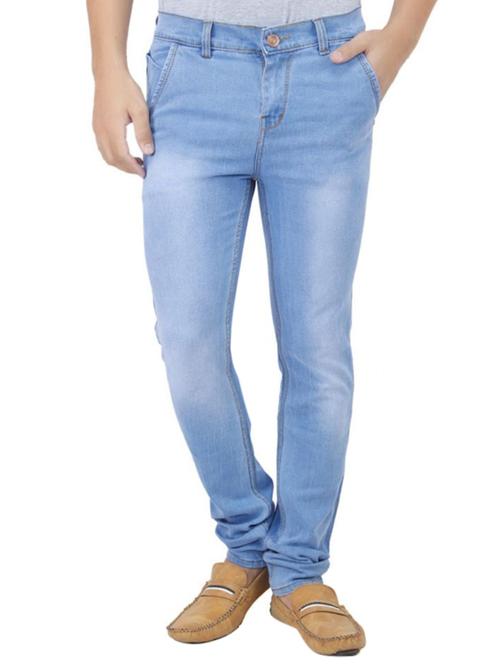 blue denim washed jeans - 13151617 - Standard Image - 1