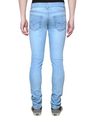 blue denim light washed jeans - 13151703 - Standard Image - 3