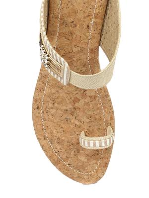 beige one toe sandal - 13152973 - Standard Image - 3