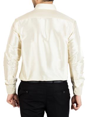 white solid casual shirt - 13158667 - Standard Image - 3
