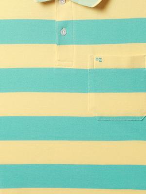 yellow cotton striped t-shirt - 13165734 - Standard Image - 3