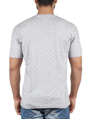 grey cotton printed t-shirt - 13170751 - Standard Image - 3