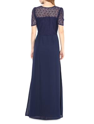 lace detail flared maxi dress - 1317228 - Standard Image - 3