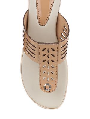 brown toe separator sandal - 13178743 - Standard Image - 3