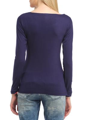 color block long sleeved tee - 13180068 - Standard Image - 3