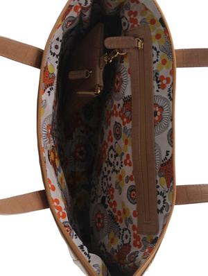 nude leather handbag - 13182684 - Standard Image - 3