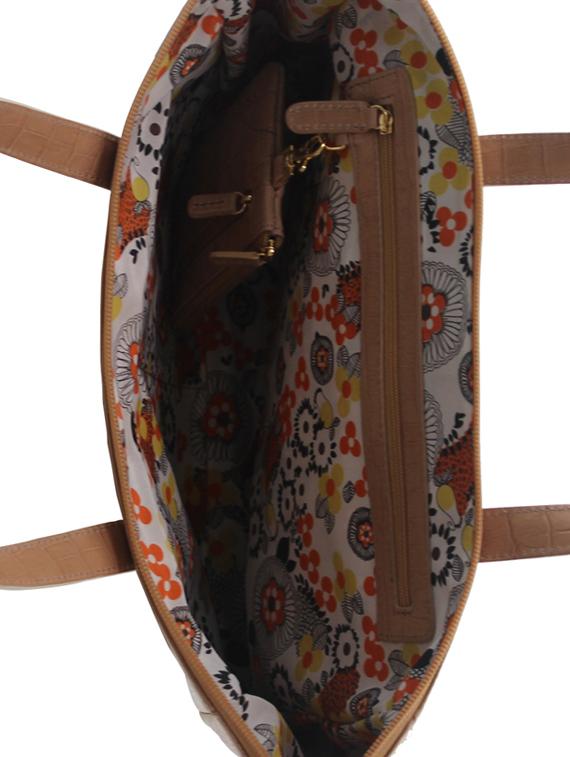 nude leather handbag - 13182684 - Zoom Image - 3