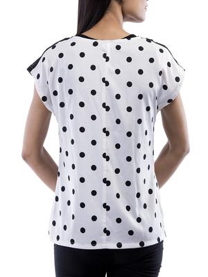 round neck polka dot top - 13193987 - Standard Image - 3