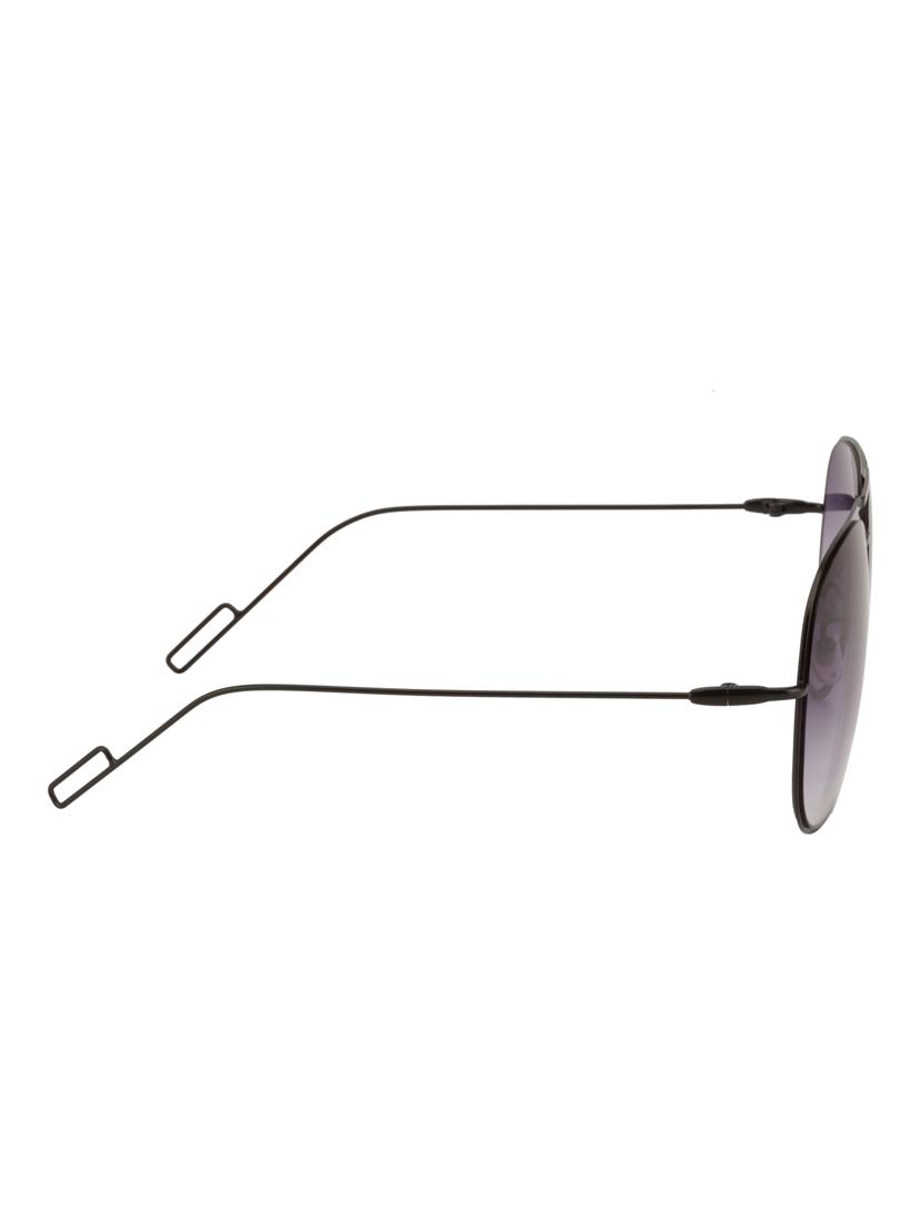 ted smith aviator unisex sunglasses (ts-0770/s_m.blk) - 13196290 - Zoom Image - 3