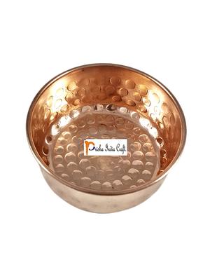 copper serving bowl by prisha india - 13197344 - Standard Image - 3