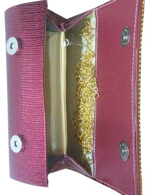 multi colored faux silk clutch - 13213989 - Standard Image - 3
