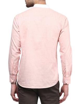 pink cotton casual shirt - 13214998 - Standard Image - 3