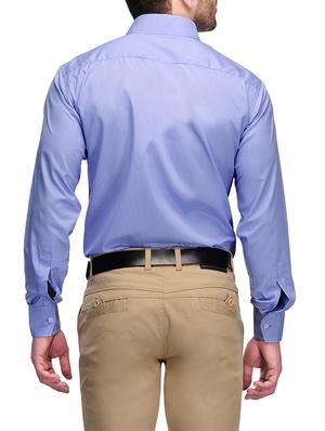 light blue cotton formal shirt - 13216103 - Standard Image - 3