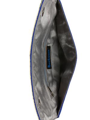blue polyester ethnic clutch - 13216380 - Standard Image - 3