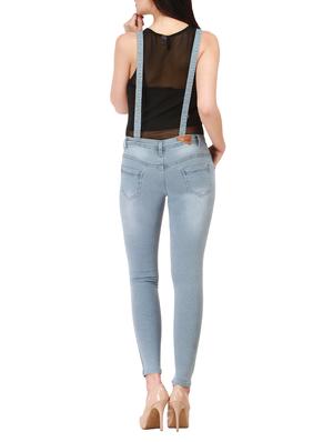 button up distressed dungaree - 13217378 - Standard Image - 3