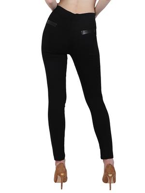black cotton jeggings - 13225425 - Standard Image - 3
