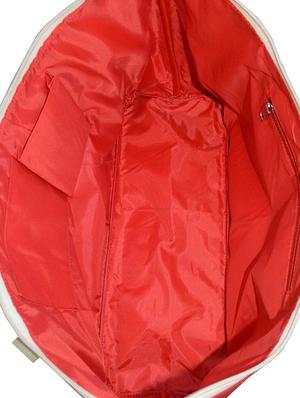 red polyester tote - 13232083 - Standard Image - 3