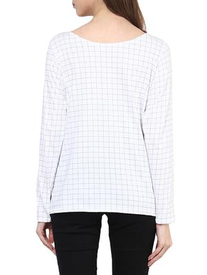 white checkered regular top - 13242676 - Standard Image - 3